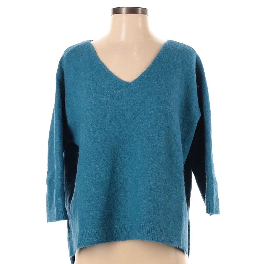 Massimo Dutti teal sweater. Size XS